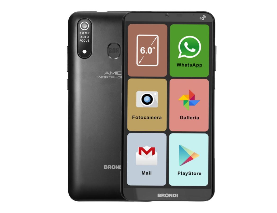 BRONDI AMICO SMARTPHONE XL 4G BLACK 6