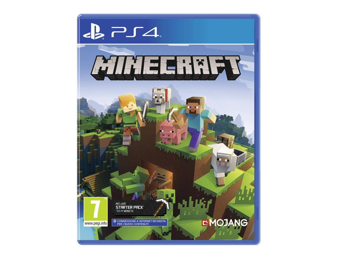 PS4 MINECRAFT + STARTER PACK EDITION