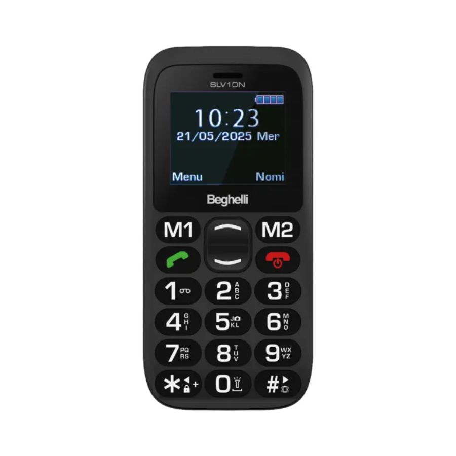 8002219915351 - BEGHELLI PHONE SLV10N TASTO SOCCORSO NERO