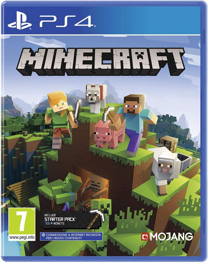 PS4 MINECRAFT + STARTER PACK EDITION