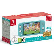 CONSOLE NINTENDO SWITCH LITE TURQUOISE + ANIMAL CROSSING 1