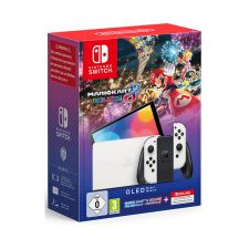 CONSOLE NINTENDO SWITCH OLED BLACK/WHITE + MARIO KART 8 DELUXE 1